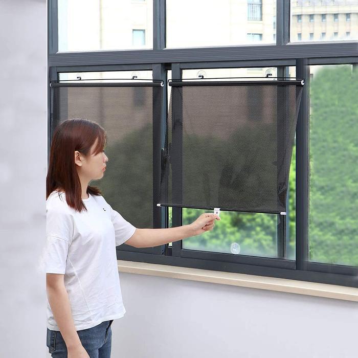 Tirai Jendela Gulung Rumah Kantor dapur Window Roll Blind