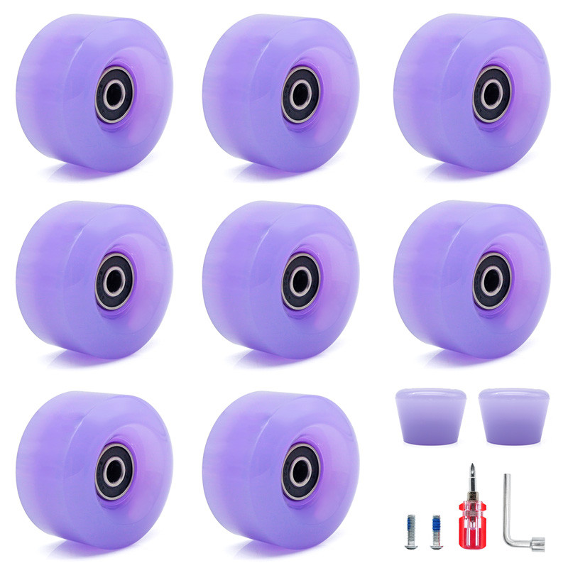 TERBARU Double-row Roller Skates Wheels Skateboard Roller Skates Roller Skates PU Wheel Colored Whee