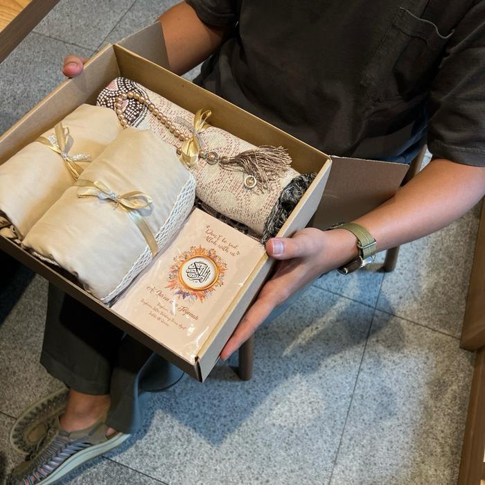 Hampers Set Mukena Hampers Mukena Set Seserahan Pernikahan Alat Sholat Mukena Sajadah Hampers Mukena