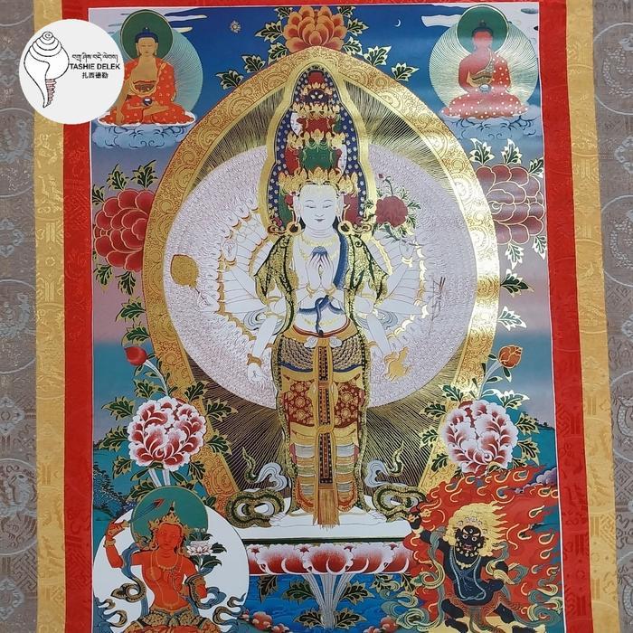 Thangka Chenrezig 1000 Lengan ( 03 )