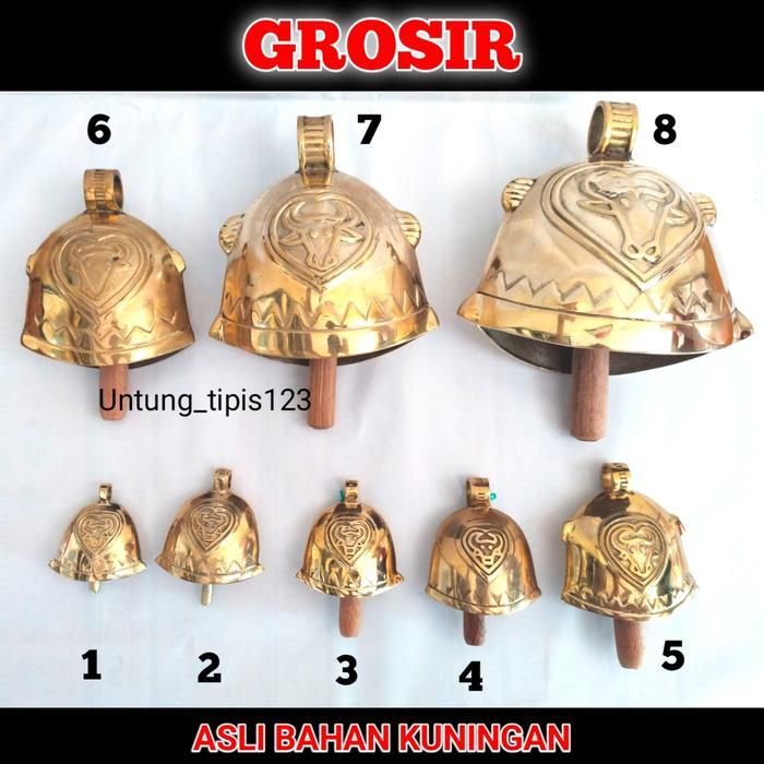 Lonceng Sapi Bahan Kuningan No 6 Kelontongan Kuningan Bel Pintu