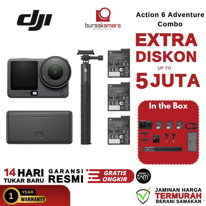 DJI Osmo Action 6 Standard / Adventure Combo DJI Action Camera Action Cam DJI Osmo Action6 DJI OA6