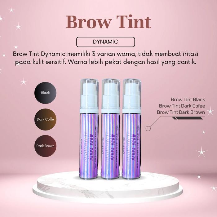 Brow Tint Henna Alis tahan lama pigmented aman kulit sensitif
