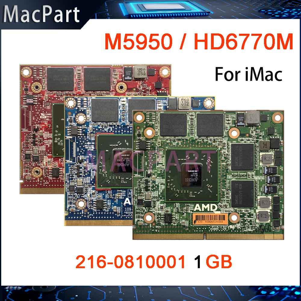 Firepro M5950 HD6770 HD6770M 1GB 216-0810001 Video Card 109-C29841-00 109-C29241-00 For Dell M4600 H