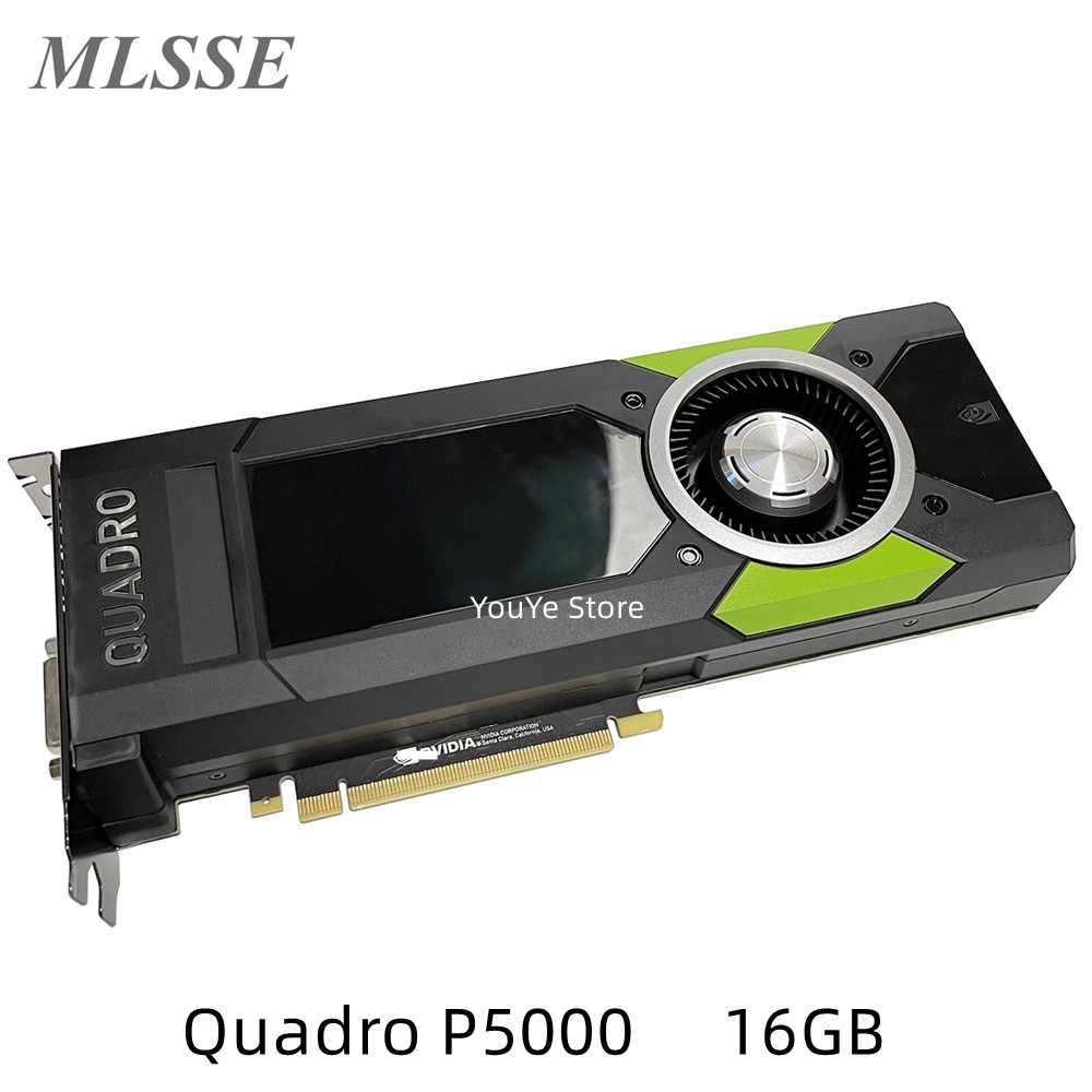 Original For NVIDIA Quadro P5000 16GB Professional Graphics Card 4K Video Editing 3D Modeling Video 