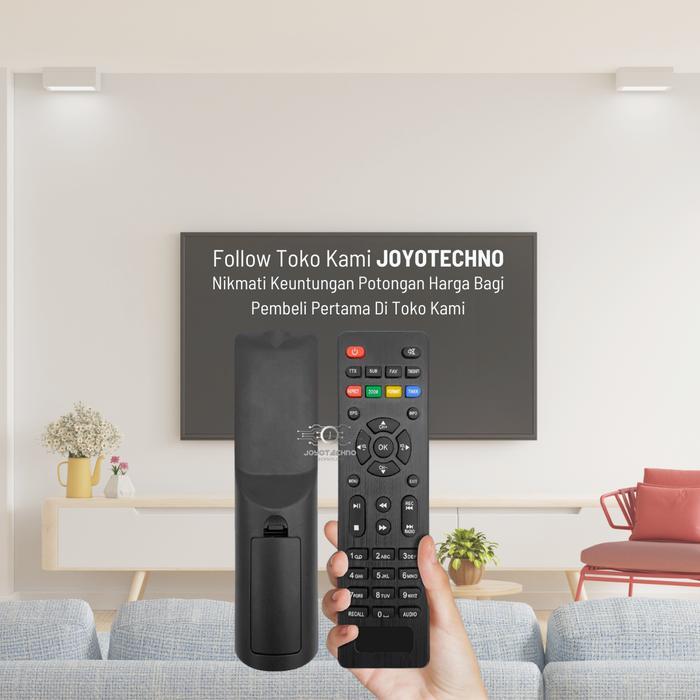 "New" Remote Remot STB Matrix Apple Merah HD Termurah Set baterai