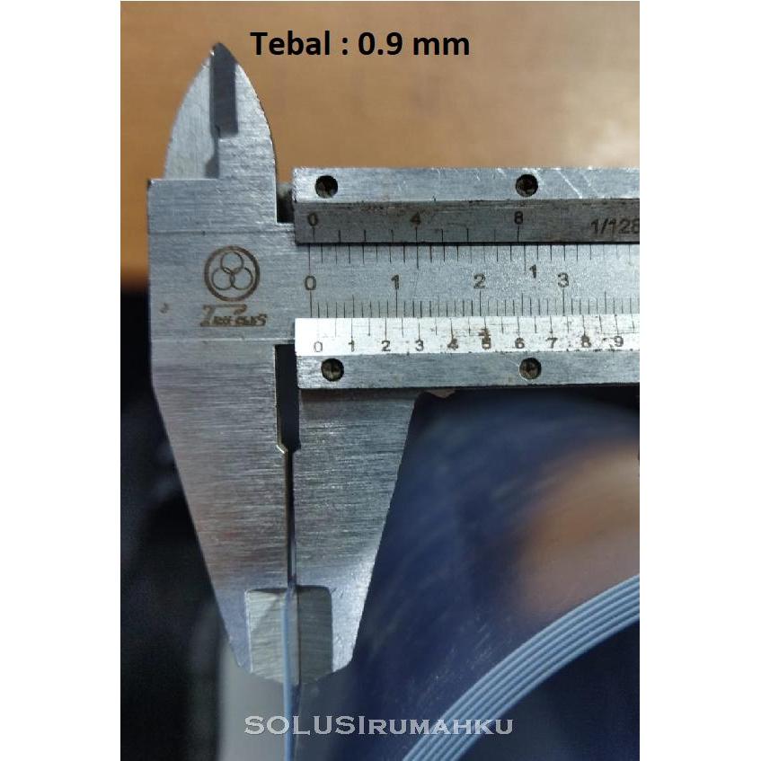 "New" 1 METER FIBER PAGAR BENING LEBAR 95 CM FLAT PLASTIK PVC LASERPLAST