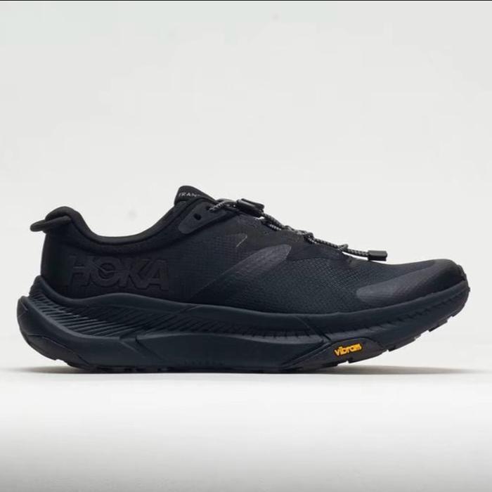 HOKA ONE ONE TRANSPORT TRAIL HIKING SHOES - TRIPLE BLACK