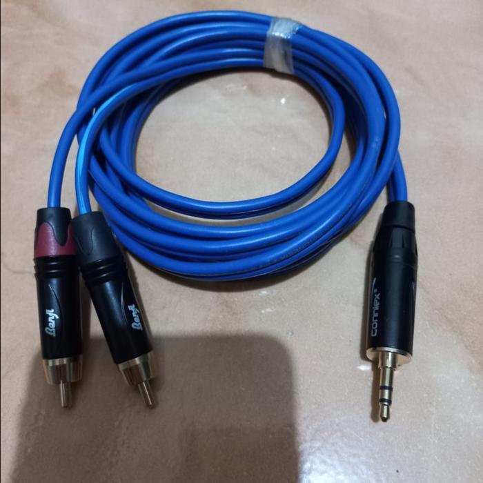 Kabel Mini Jack 3,5 To Rca/ Kabel Hp Ke Speaker Aktif