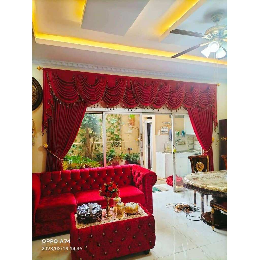 GORDEN JENDELA PINTU GORDENG PONI GELOMBANG GORDEN PONI MEWAH KORDEN SULTAN