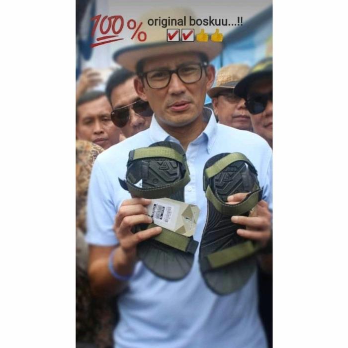 Sandal Gunung Adventure Original Hijau Army - Sandal Hiking - Triglav