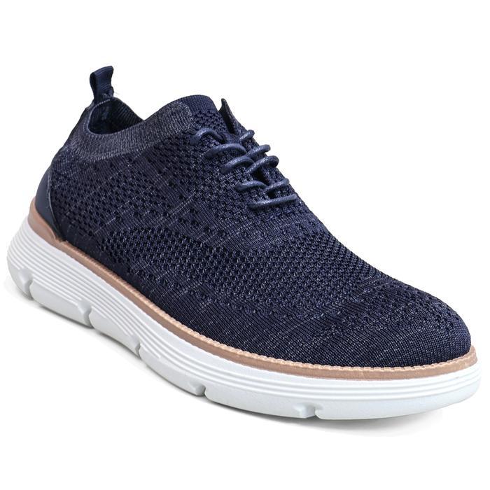 Aerostreet - Sepatu Sport Pria Men Sneakers Sekolah Flyknit Tali 889-091