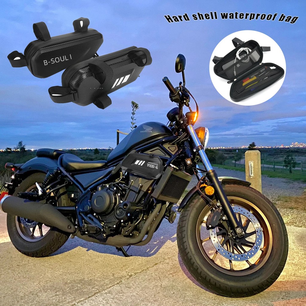 For Honda REBEL CMX500 CMX300 Rebel 500 300 CMX 500 Motorcycle Storage Bag Waterproof Bag luggage Tr