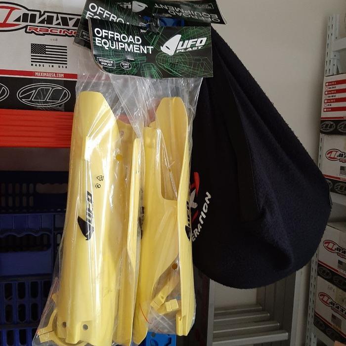 cover shock forkguard depan usd Suzuki RM 250 RMZ 250 450 sepasang