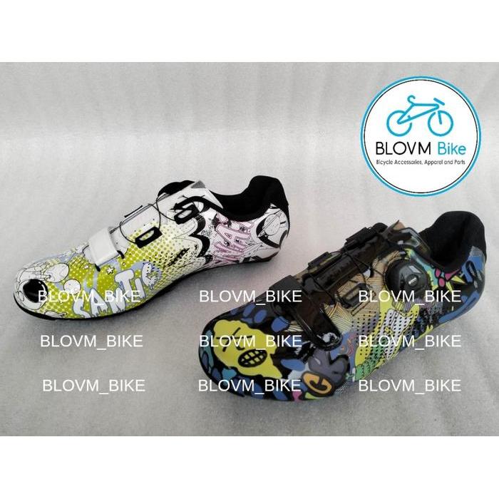 SEPATU SEPEDA CLEAT SANTIC BASQUIAT S22036 SEPATU ROADBIKE ORIGINAL