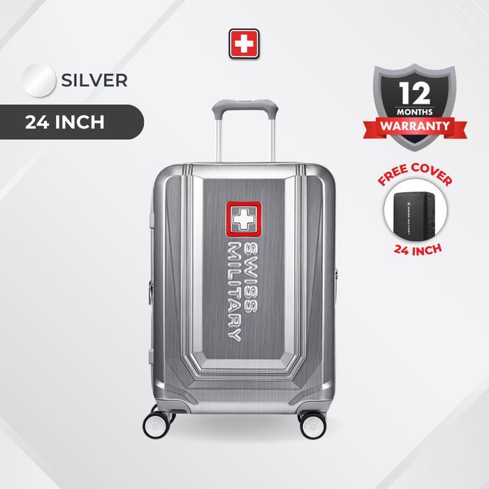 Swiss Military Koper Stila Silver - Koper Bagasi 24 Inch