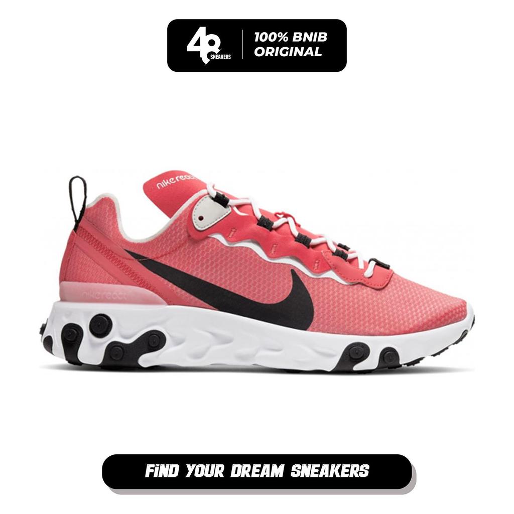 Sepatu Training Pria Nike React Element 55 SE Ember Glow (CI3831-800) Original