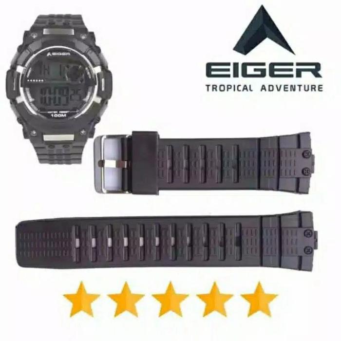 Terlaris TALI JAM TANGAN EIGER DIGI WATCH YP11524-01 RUBBER STRAP JAM YP 11524 SALE