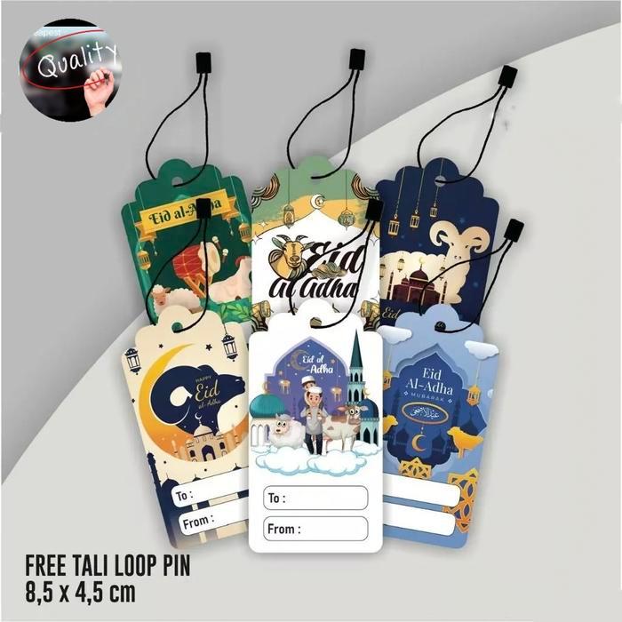 Hang Tag Idul Adha Kartu Ucapan Hari Raya Idul Adha Hangtag Idul Adha Hampers Lebaran - Isi 10 pcs