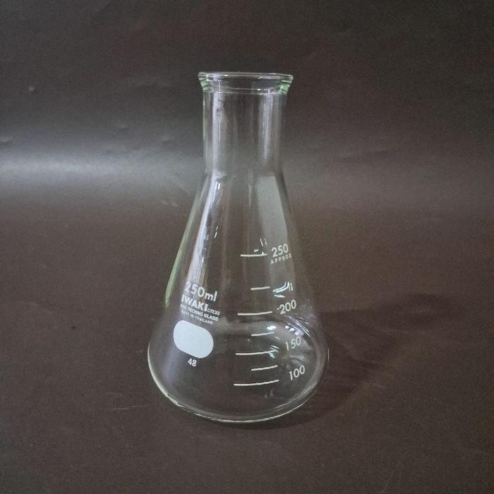 JTTOP" ERLENMEYER 250ML IWAKI ERLENMEYER FLASK 250 ML