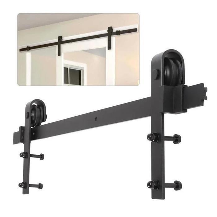 PROMO PINTU GESER BARN DOOR SLIDING BESI REL PINTU GESER DOOR TRACK 2 METER