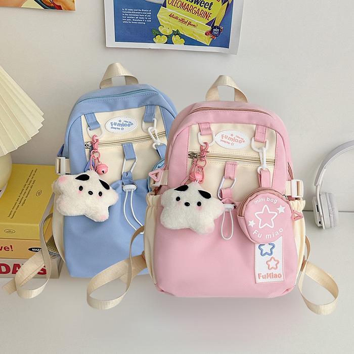 Hody Bag - Tas Ransel Gaya Korea Sekolah Wanita Kapasitas Besar Backpack Lucu Travel