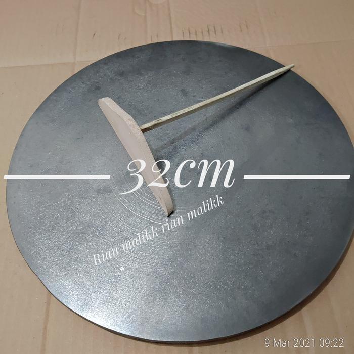 Cetakan Kue Crepes Ukuran 32 Cm Bahan Besi Baja Tebel