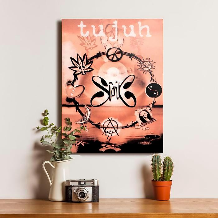 Poster Slank Tujuh Hiasan Dinding Frame