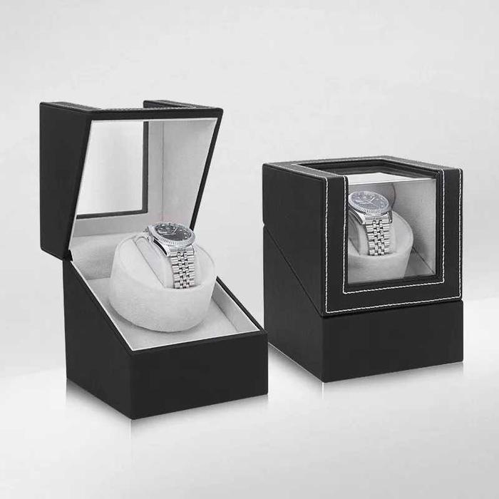 Ready Pemutar Jam Tangan Otomatis 1 Slot Dual Power 13cm Watch Winder - IG-160