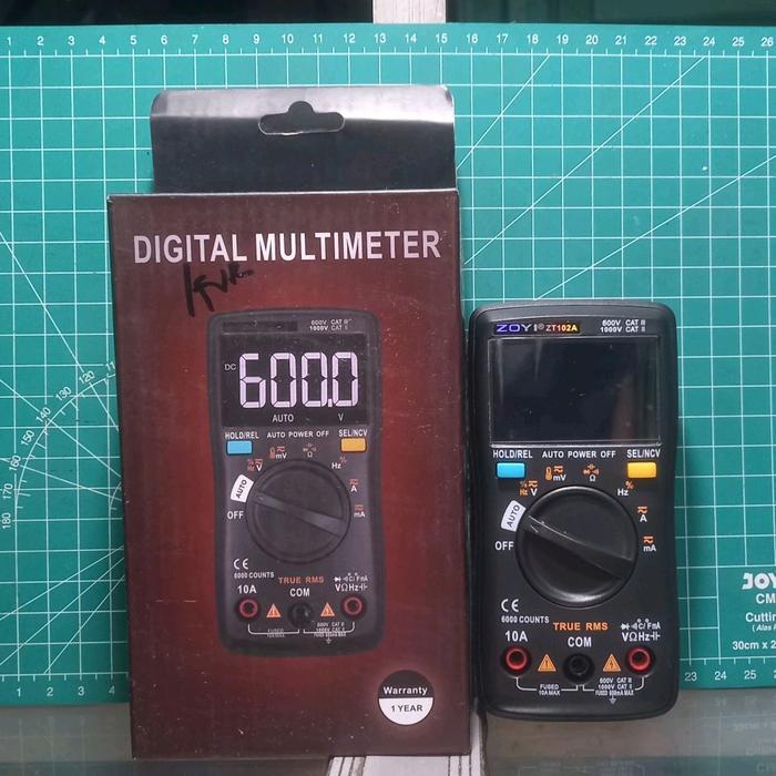 Avometer Multimeter Multitester Digital ZOYI 102A