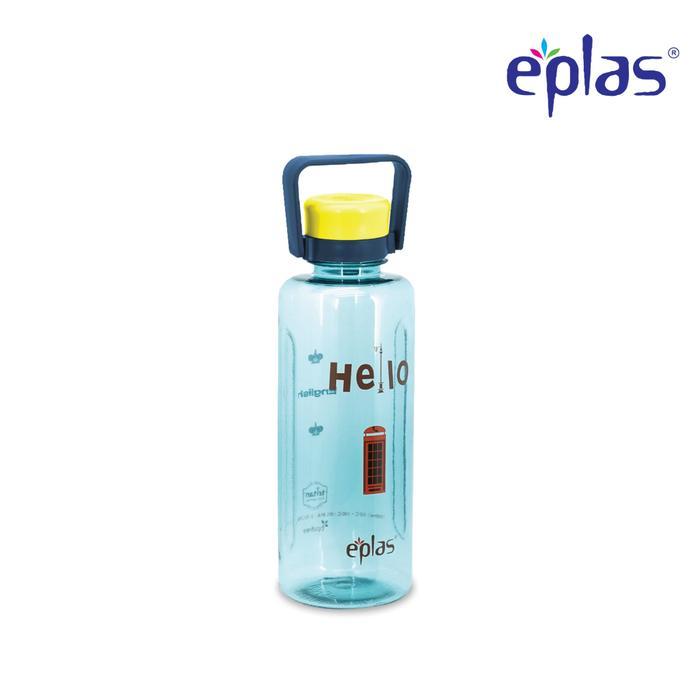 Eplas Botol Minum Premium Tritan (1500Ml) Water Bottle With Handle Bpa Free Tritan, Egc-1500 Terbaru