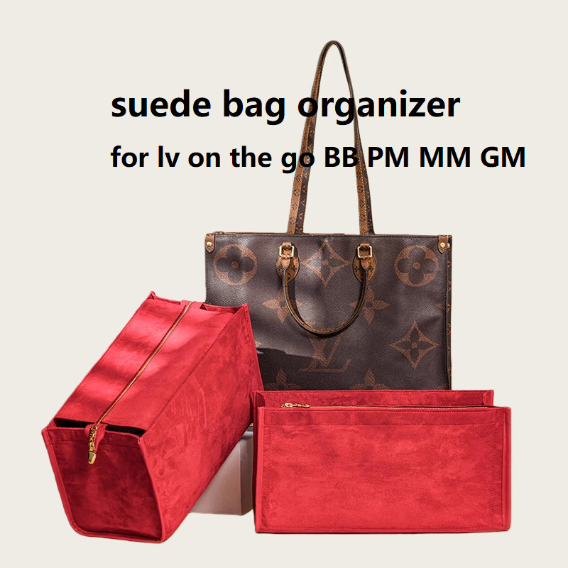 Makeup Bag For Lv On The Go BB PM MM GM Tote Bag Organizer Insert