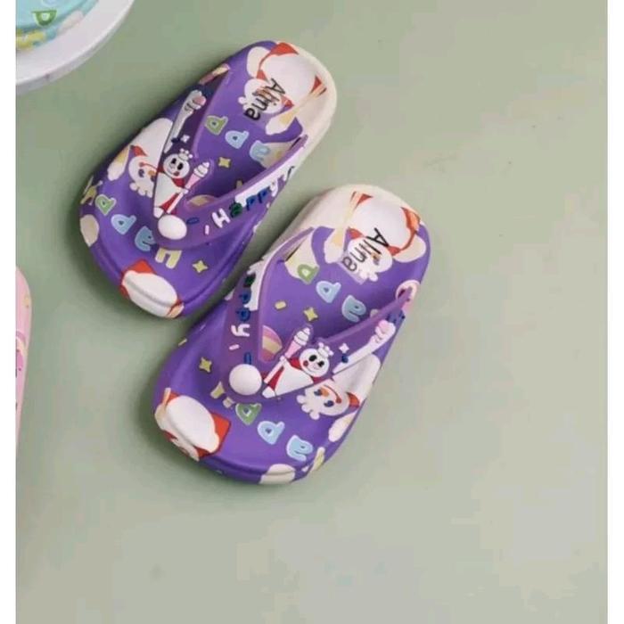 Sandal Jepit Anak Cewek Mixue 24-35 Sendal Japit Anak Perempuan Mixue Sendal Flipflop