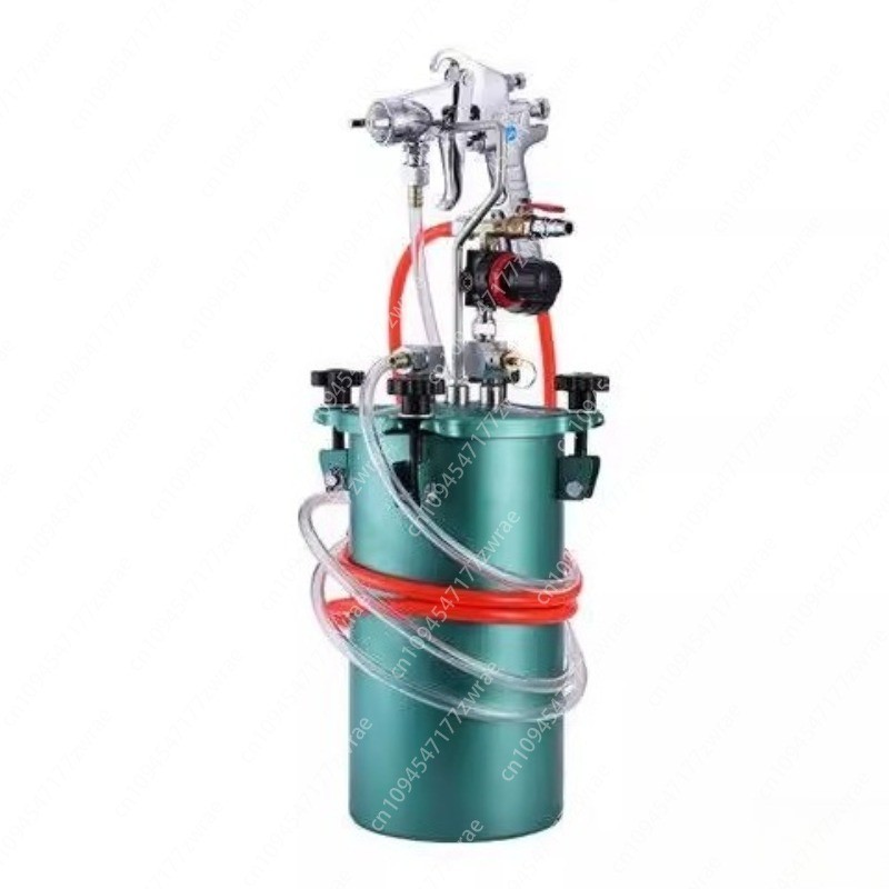 5-Liter Pressure Barrel Marble Multi-Color Water-In-Water Spray Gun W-77 Large-Caliber Spray Gun