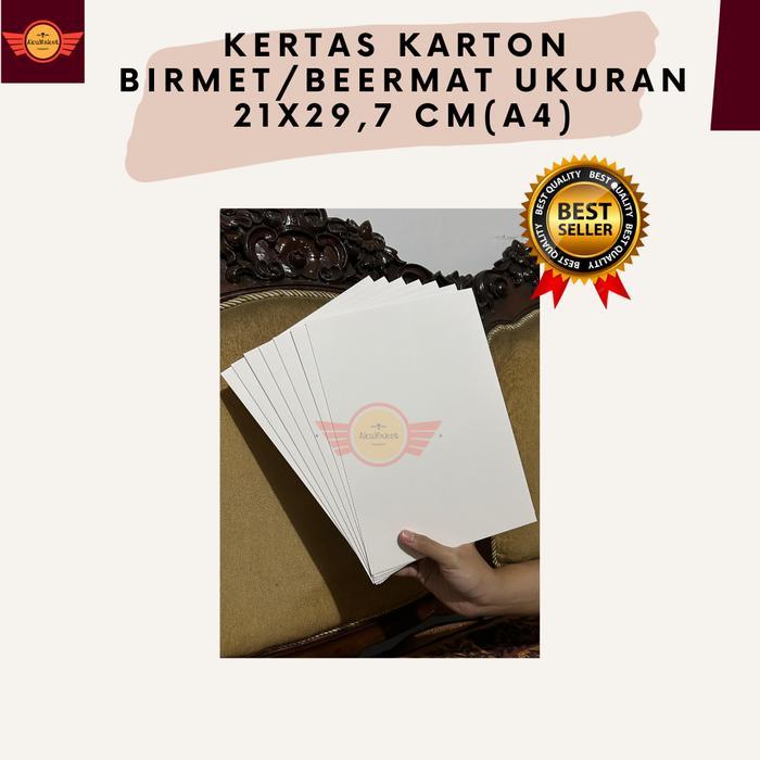 "New" Kertas Karton Birmet / Beermat Ukuran A4 - Premium Quality