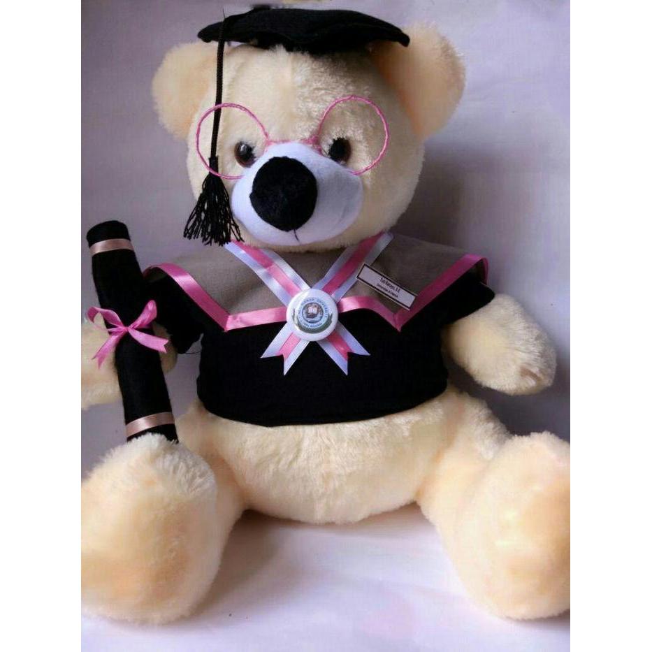 BONEKA WISUDA TEDDY BEAR JUMBO HADIAH WISUDA KADO WISUDA BONEKA