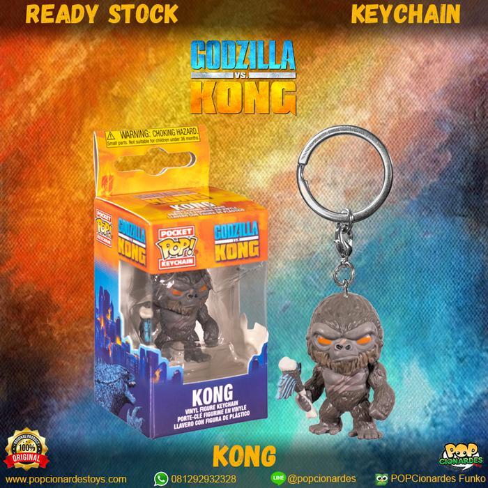 Funko POP Keychain - Godzilla vs Kong - Kong with Battle Axe