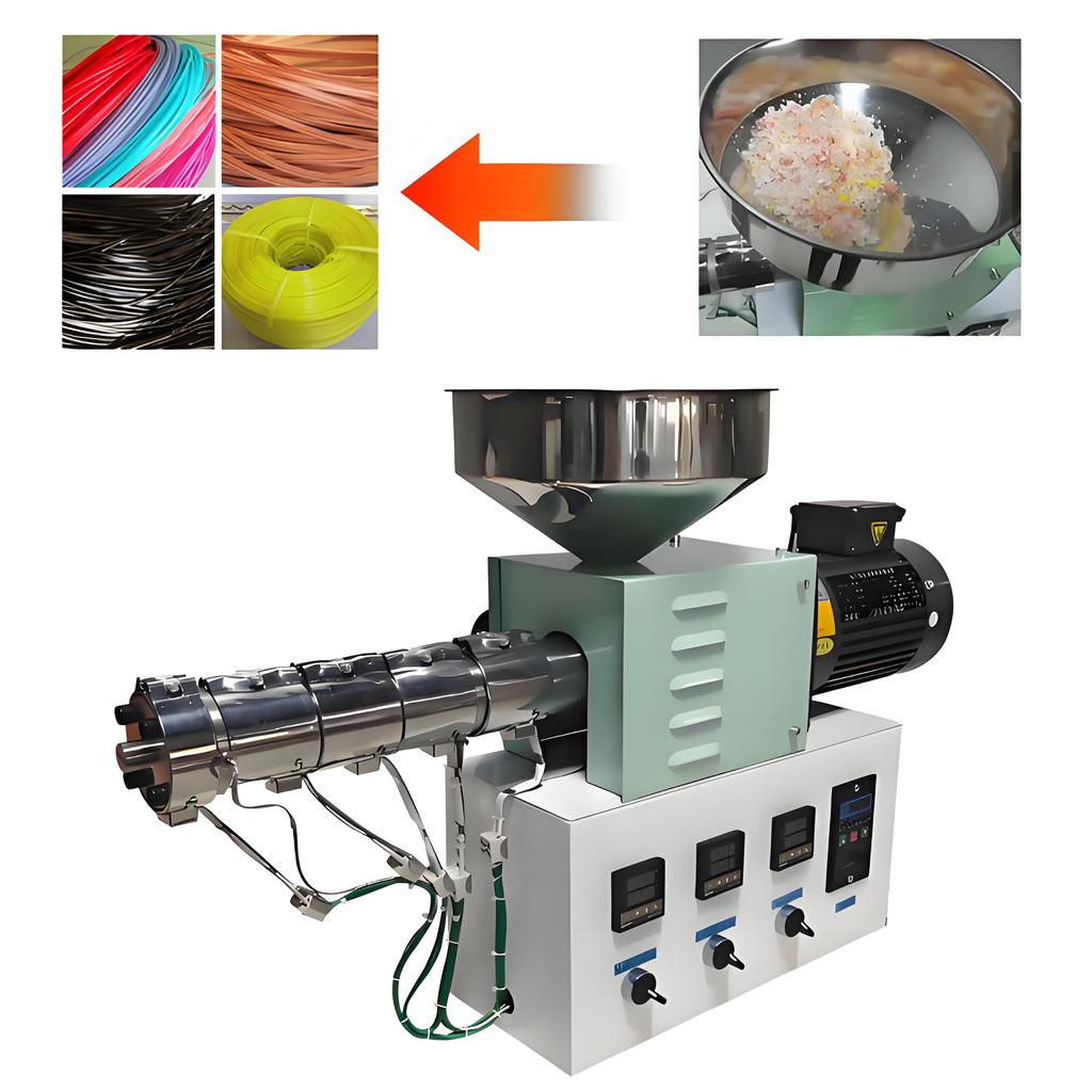 3D Printing Filament Maker Single Screw Extruder 3D Consumables Extrusion Machine For PEEK/TPU/TPE