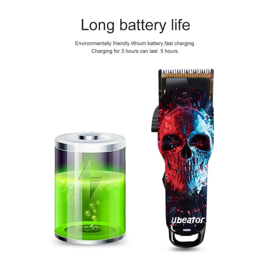 Ubeator Hair Clipper Hair Trimmer Rechargeable barber Men's Cordless Haircut Adjustable Barbershop