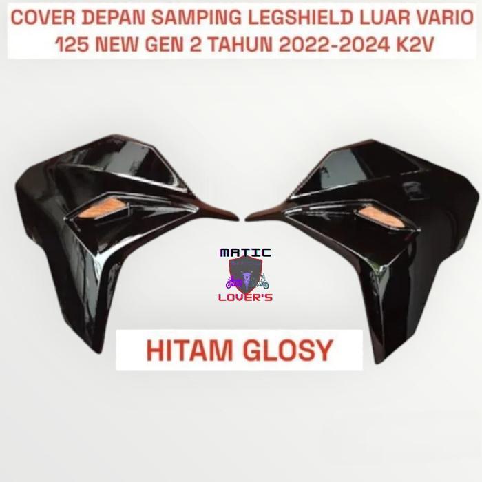 Cover Sayap Depan Samping Legshield Luar Sayap Vario 125 New Gen 2 2022 - 2025 K2V Kanan Kiri Set