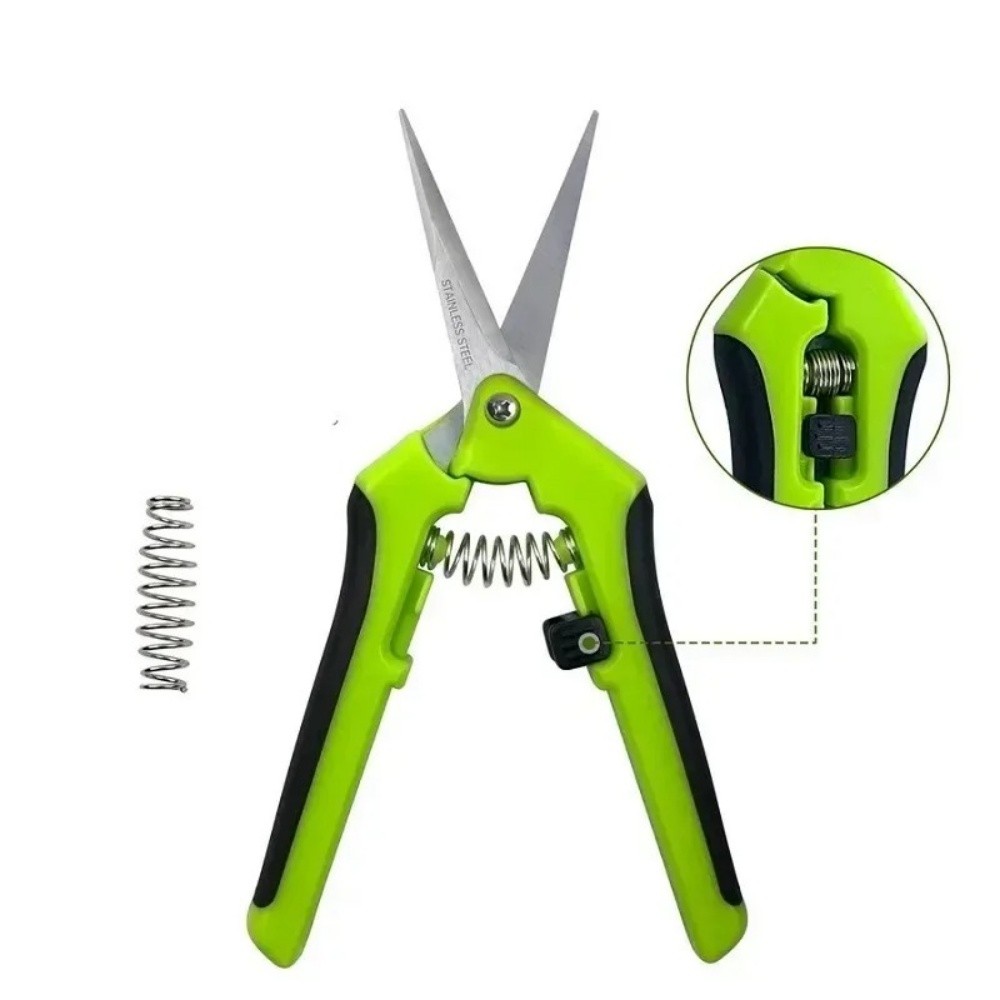 Pruner Garden Scissor Multifunction Stainless Steel Precision Springs Pruners Heavy Duty Pruner
