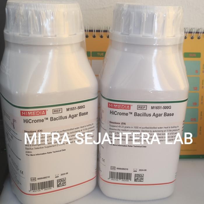 HICROME BACILLUS AGAR HIMEDIA 500G M1651 MEDIA MIKRO BACILLUS AGAR