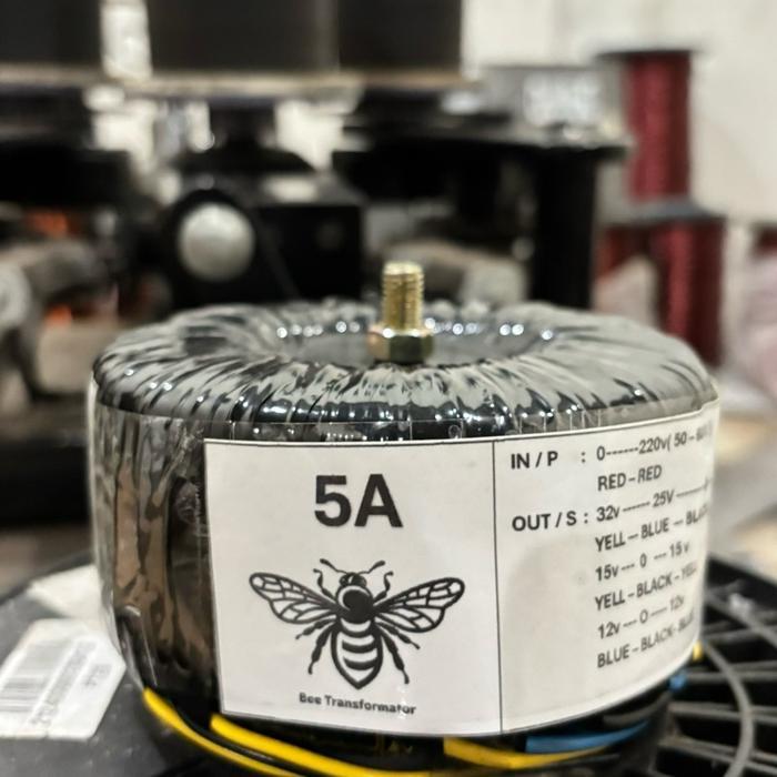 TRAFO TOROID DONAT 5A CT 32V 25V (BEE TRANSFORMATOR)