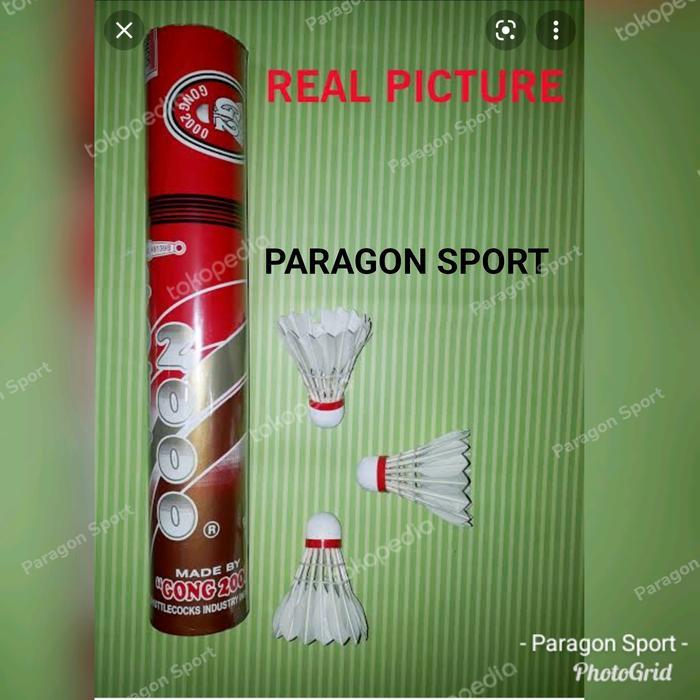 Shuttlecock / kok Gong 2000 / Cock Gong2000 merah / Gong 2000 Merah