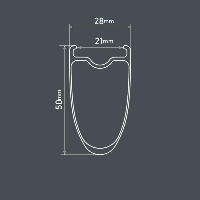 Wheelset Shimano Dura-Ace Wh-R9270-C50-Tl Shimano 12Speed