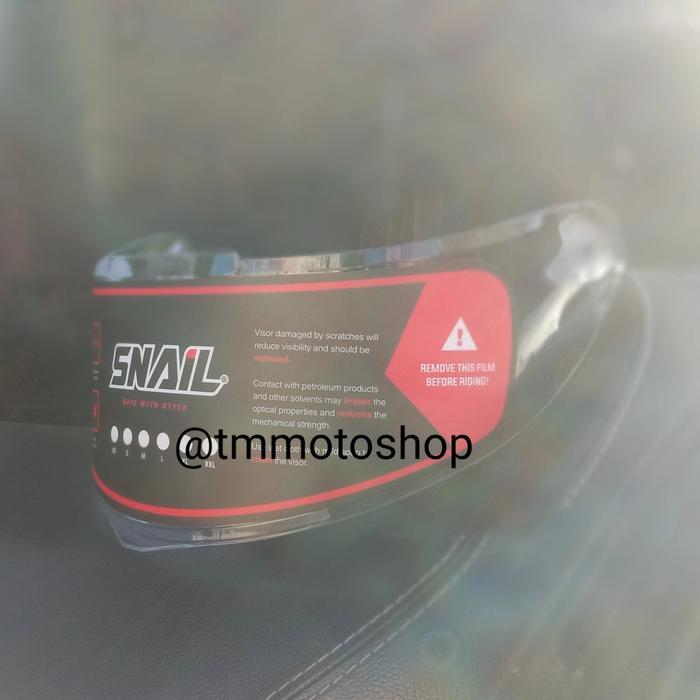 Visor Snail Ffs1 Clear / Bening - Flat