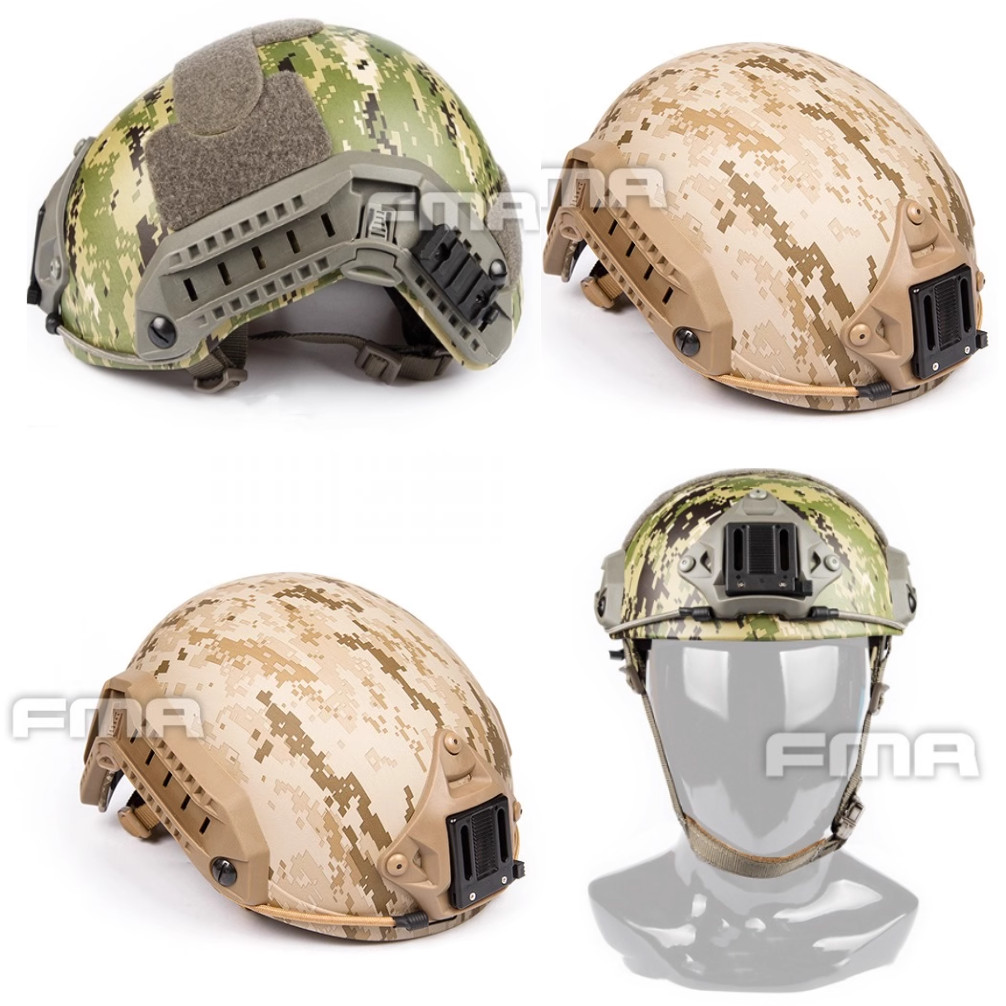 Fma Tactical Maritime Helmet Mh Type Aor1/Aor2 Pattern For Airsoft Paintball Mich Devgru