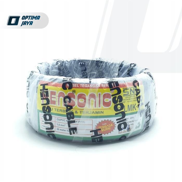 NYA 1,5mm 50 Meter FULL Hensonic SNI FULL LMK Kabel Listrik NYA 1x1,5mm Tunggal Engkel Non Serabut