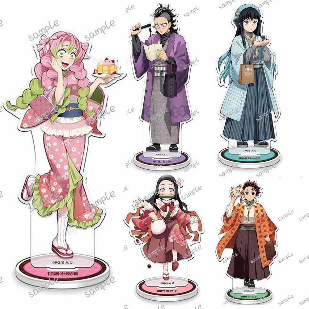 Anime Demon Slayer Hashia Inosuke Nezuko Kamado Tanjirou Acrylic Stand Doll Anime Rengoku Kyoujurou