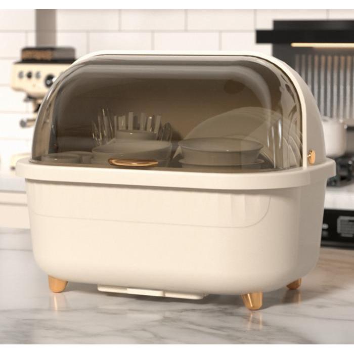 RAK PIRING PLASTIK TERTUTUP / RAK PENGERING AIR / RAK DAPUR SIZE BESAR